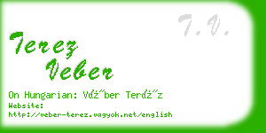 terez veber business card